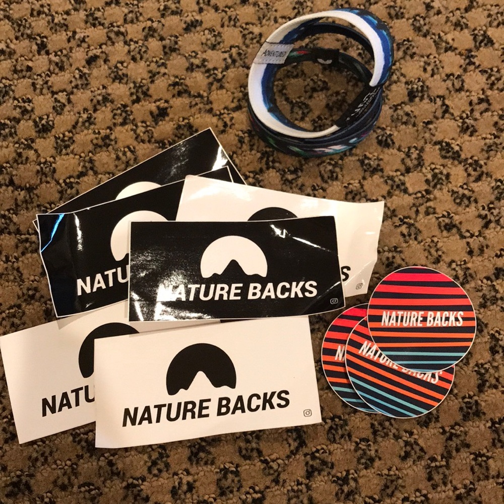 nature back bracelets & stickers (all)